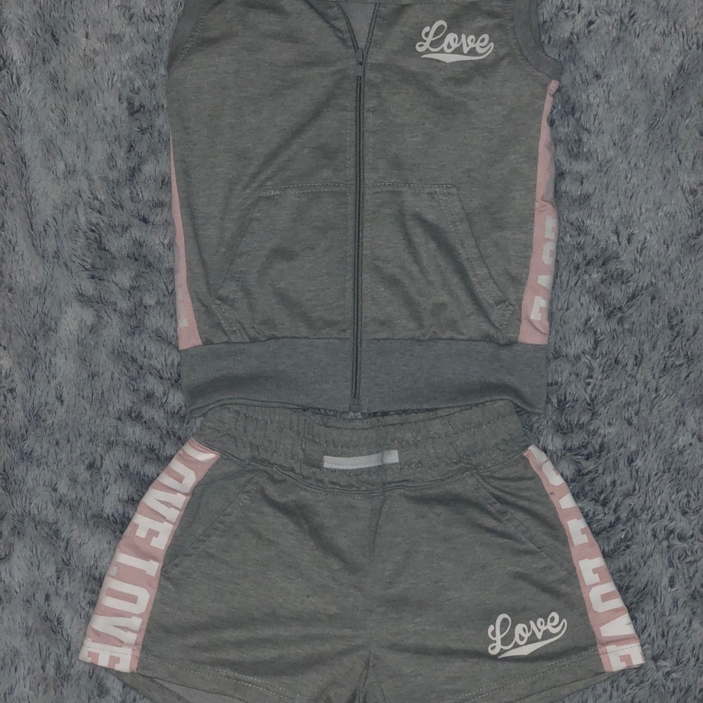 Girls Two-piece Love Set
